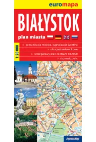 Bia�ystok plan miasta 1:20 000 (1 cm &ndash; 200 m)
