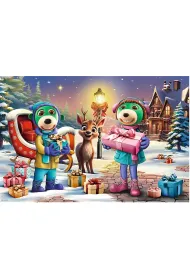 Puzzle maxi 24 el. Zimowy czas z Treflikam