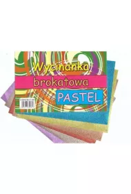Cormoran Wycinanka A4 Brokatowa Pastel 6 kartek