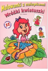 Malowanki z nalepkami - Wr�ki Kwiatuszki