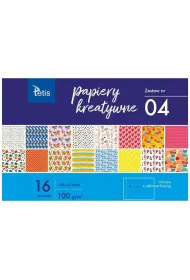 Tetis Papiery kreatywne A5 zestaw 4 16 kartek