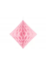 PartyDeco Diament bibu�owy jasny r�owy 30cm