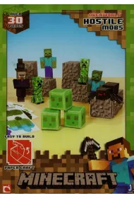 Minecraft Papercraft - Zestaw Mob�w Nieprzyjaci� *