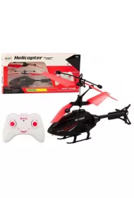 Helikopter R/C �yroskop czerwony LeanToys