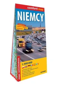 Niemcy mapa samochodowa 1:900 000 laminat 2023