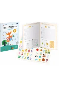 Kolorowanka A4/16K z naklejkami Litery + zadania