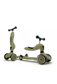 Highwaykick 1 2w1 Jedzik i hulajnoga 1-5 lat Olive Scootandride