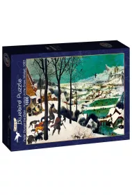 Puzzle 1000 el. Brueghel, My�liwi na �niegu Bluebird Puzzle