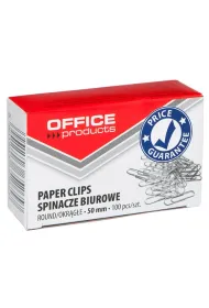 Pbs Spinacze okr�g�e Office Products 50mm 100szt srebrne