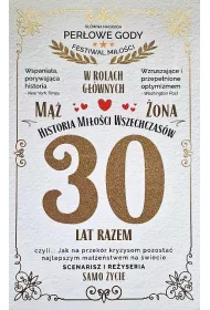Yeku Karnet 30 rocznica �lubu (per�owa)