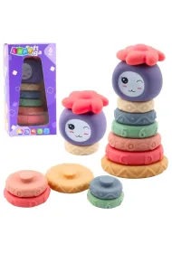 Klocki sensoryczne mi�kkie piramida uk�adanka 8el