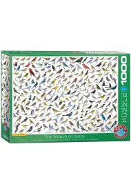 Puzzle 1000 el. �wiat ptak�w Eurographics