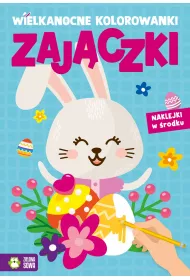Wielkanocne kolorowanki. Zajczki