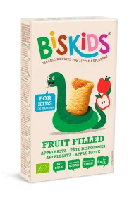 Biskids Ciasteczka z nadzieniem jab�kowym od 3 roku 120 g Bio