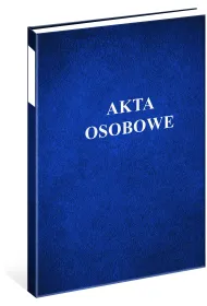 Interdruk Teczka akt osobowych oklejana niebieska