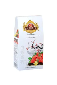 Basilur Herbata bia�a Strawberry Vanilla 100 g