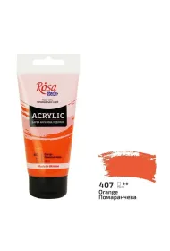 Rosa Farba akrylowa orange 407 75ml