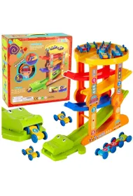 Zje�d�alnia dla autek Krokodyl LeanToys