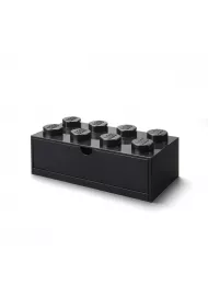 Szufladka na biurko klocek LEGO Brick 8 Czarna