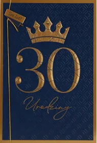 Karnet okazjonalny B6 z koperta 30 Urodziny PAN DRAGON HM200-3035