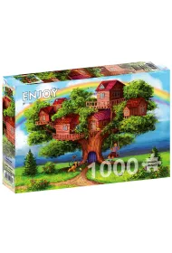 Puzzle 1000 el. Domki na drzewie Enjoy