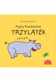 M�DRY PRZEDSZKOLAK. TRZYLATEK. KSI��ECZKA Z NALEPKAMI