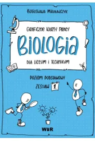 Biologia. Graficzne karty pracy dla liceum i technikum. Poziom podstawowy. Zestaw 1