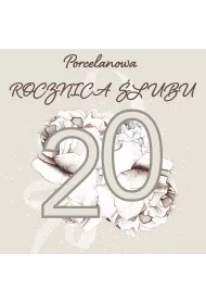 Clear Creations Karnet Swarovski kwadrat CL4406 Rocznica �lubu 20
