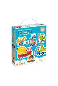 Puzzle progresywne 33 el. Pojazdy na budowie Bright Junior Media