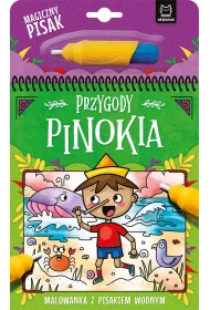 Przygody Pinokia. Malowanka z pisakiem wodnym
