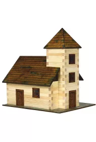 Skadany Drewniany Model 3D - Koci Walachia