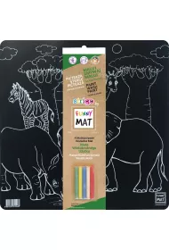 Strigo Funny Mat Black - Safari + kreda 40x40 cm