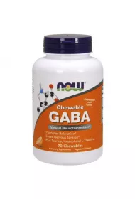 Now Foods Gaba + Tauryna+ Inozytol+ L-Teanina Suplement diety 90 tab.