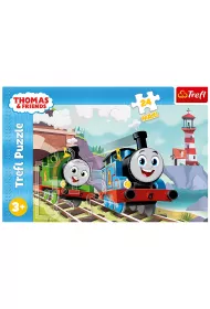 Puzzle maxi 24 el. Tomek i Percy na torach Trefl