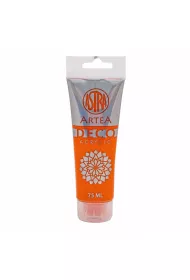 Astra Farba akrylowa Deco Artea w tubie pomara�czowa 75ml