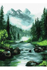 Ideyka Malowanie po numerach - Tajemnicze �r�d�o 30x40cm