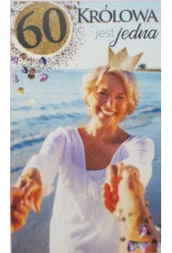 AbCard Kartka okoliczno�ciowa Urodziny 60 DH04