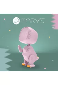 Marys Budzik silikon USB Robo Dino r�owy 9X8X17 ECO LIGHT MW61057
