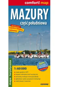 Mazury cz�� po�udniowa laminowana mapa turystyczna