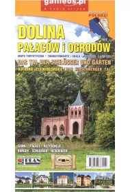 Mapa turystyczna - Dolina pa�ac�w i ogrod�w