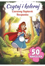Czerwony Kapturek / Roszpunka. Czytaj i koloruj
