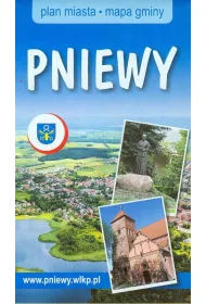Pniewy plan miasta z mapa gminy