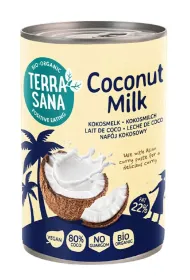 Terrasana Mleczko kokosowe bez gumy guar (22% t�uszczu) 400 ml Bio