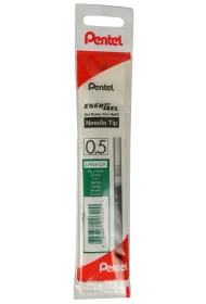 Pentel Wk�ad do cienkopisu kulkowego EnerGel zielony LRN5-BP3DPL 3 sztuki folia
