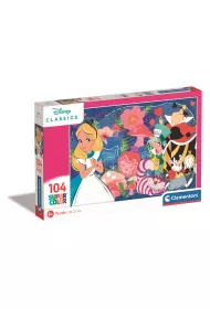 Puzzle 104 el. Super Kolor Disney Classic Alice Clementoni