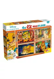 Puzzle 4x48 el. MaxiFloor Disney Kr�l Lew Lisciani