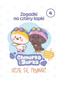 Zagadki na cztery �apki. Tom 4. Chmurka i Burza ucz� si� p�ywa�