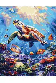 Ideyka Malowanie po numerach - Morski spok�j 40x50cm