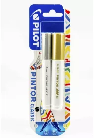 Pilot Marker Pintor srebrny, z�oty 2 szt.