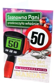 Yeku Karnet Urodziny 50